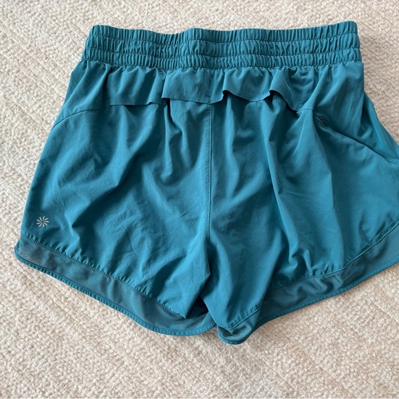 Athleta Teal Athletic Shorts for Women - Picture 7 of 9